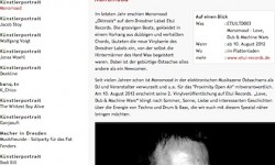 Interview with Monomood for banq.de