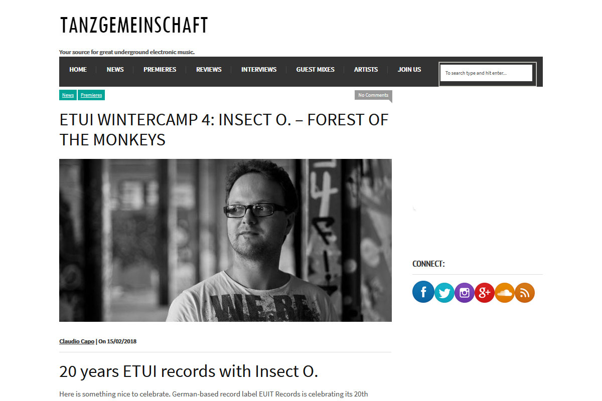 Tanzgemeinschaft Premieres Insect O. - Forst Of The Monkeys